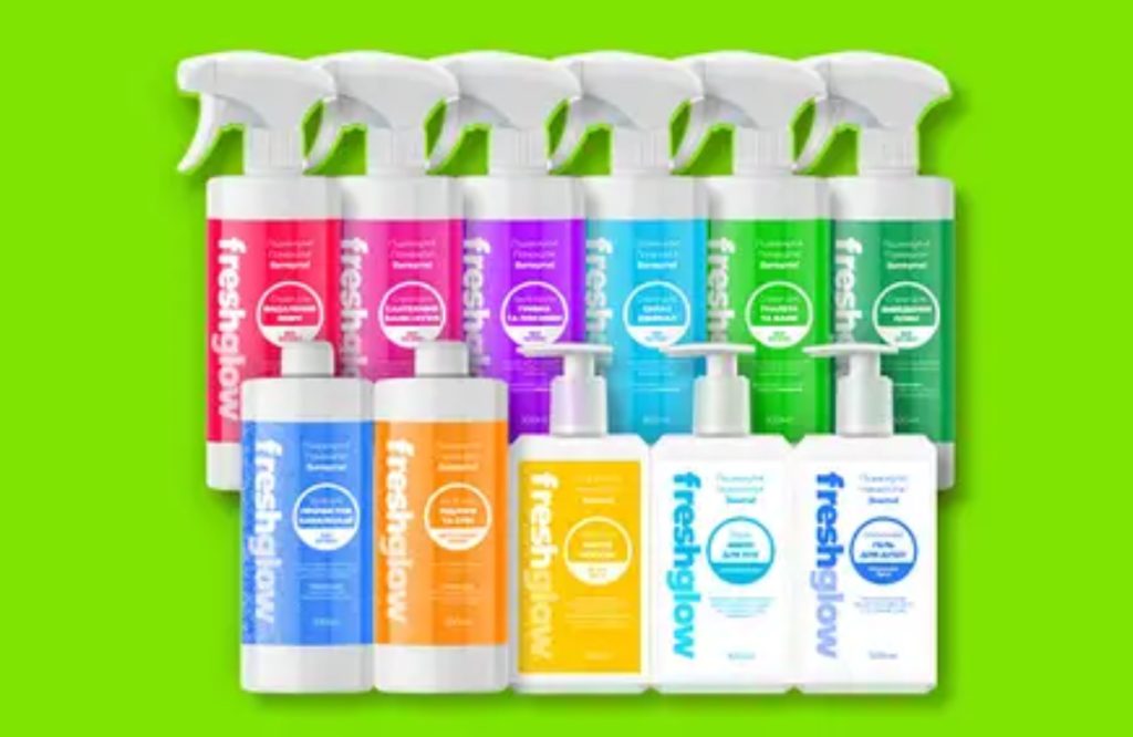 Види мийних засобів FreshGlow