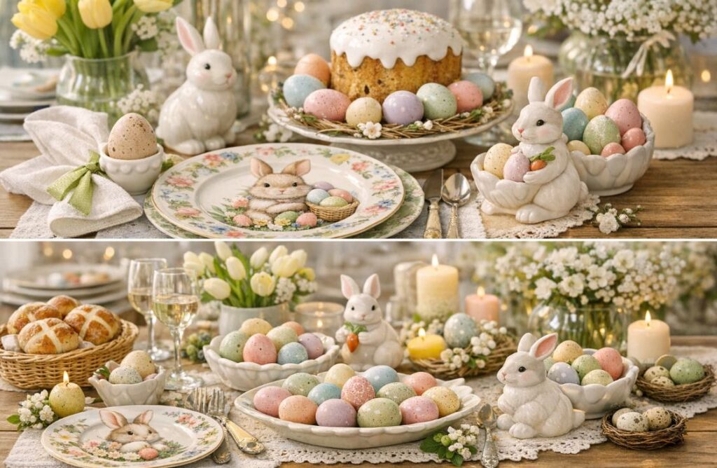 Пасхальная посуда для праздничной сервировки стола