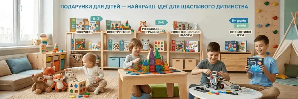 Подарунки для дітей — найкращі ідеї для щасливого дитинства